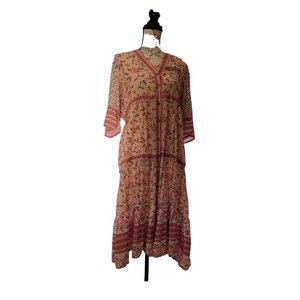 R. Vivimos Women's Tiered Dress Size M (8/10)